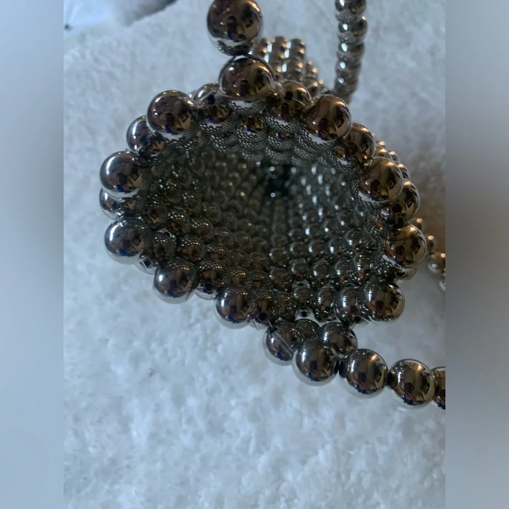 RARE 90’s 🪩 DISCO Beaded Handbag, DISCO - Picture 3 of 5
